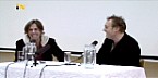 Robert Buchschwenter mit Josef Hader im Gespräch beim Filmriss 2008 Bild: Robert Buchschwenter mit Josef Hader im Gespräch beim Filmriss 2008